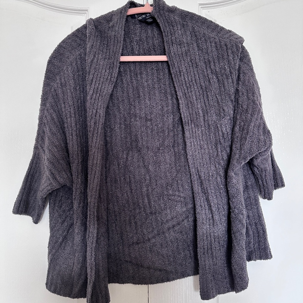 Barefoot Dreams CozyChic Lite Ribbed Shrug Cardi QVWCl1183